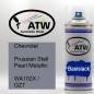 Preview: Chevrolet, Prussian Stell Pearl Metallic, WA102X / GZ7: 400ml Sprühdose, von ATW Autoteile West.